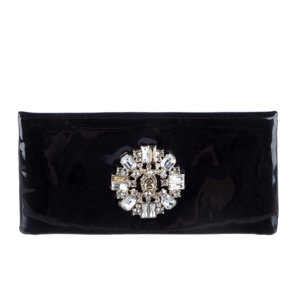 Chanel crystal CC clutch